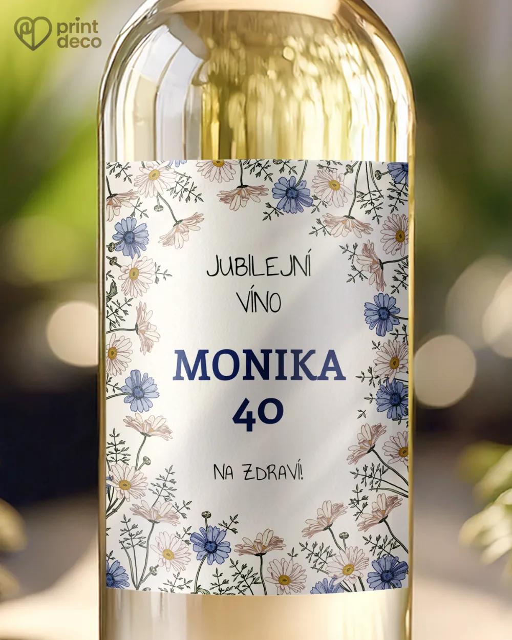 Etikety na láhve Heřmánek