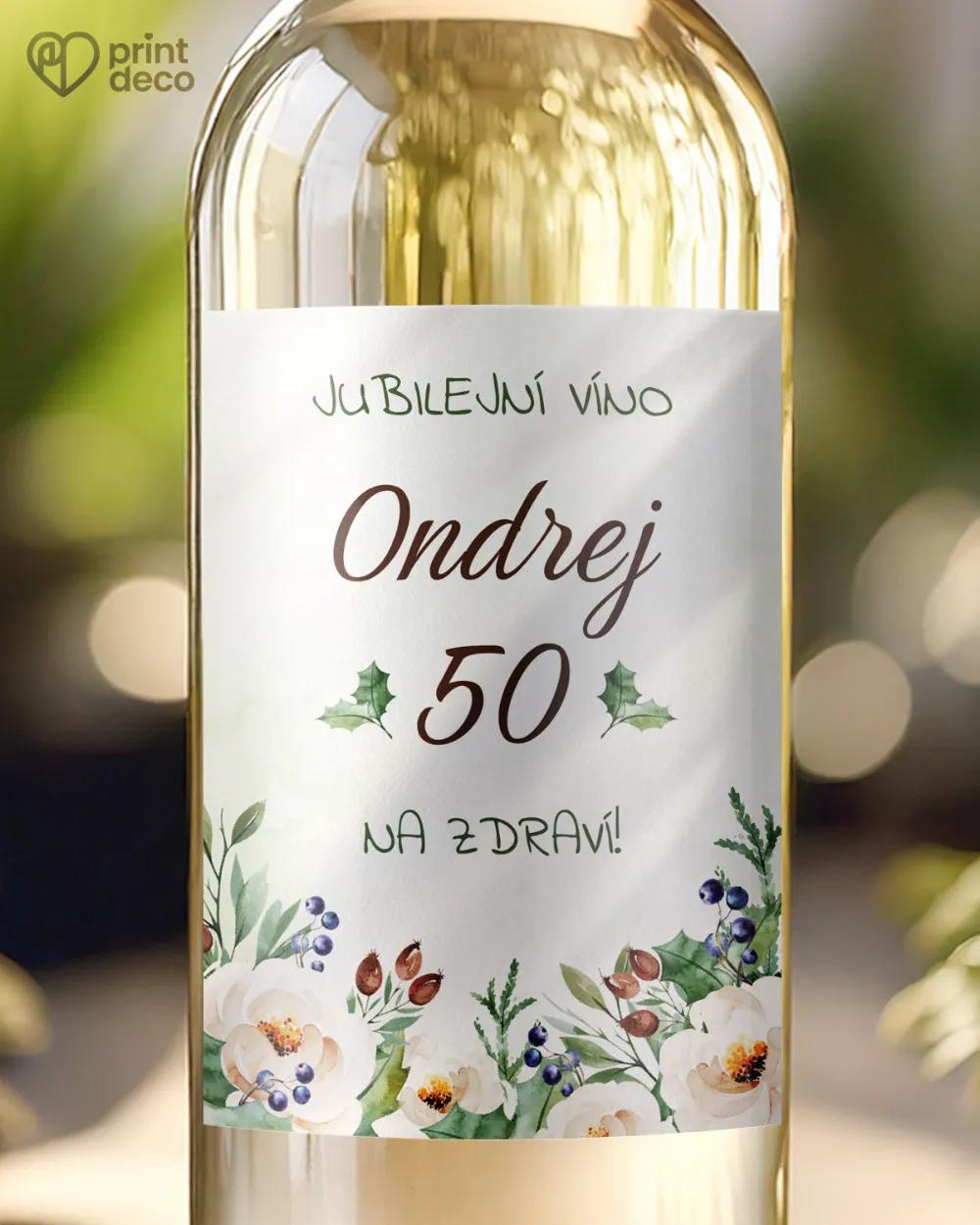 Etikety na láhve Lesní plody