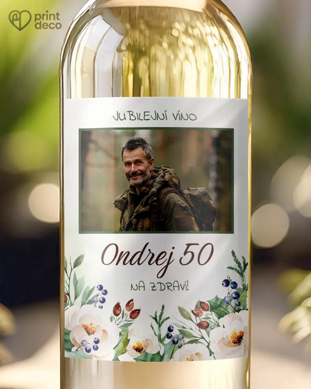 Etikety na láhve Lesní plody s fotografií