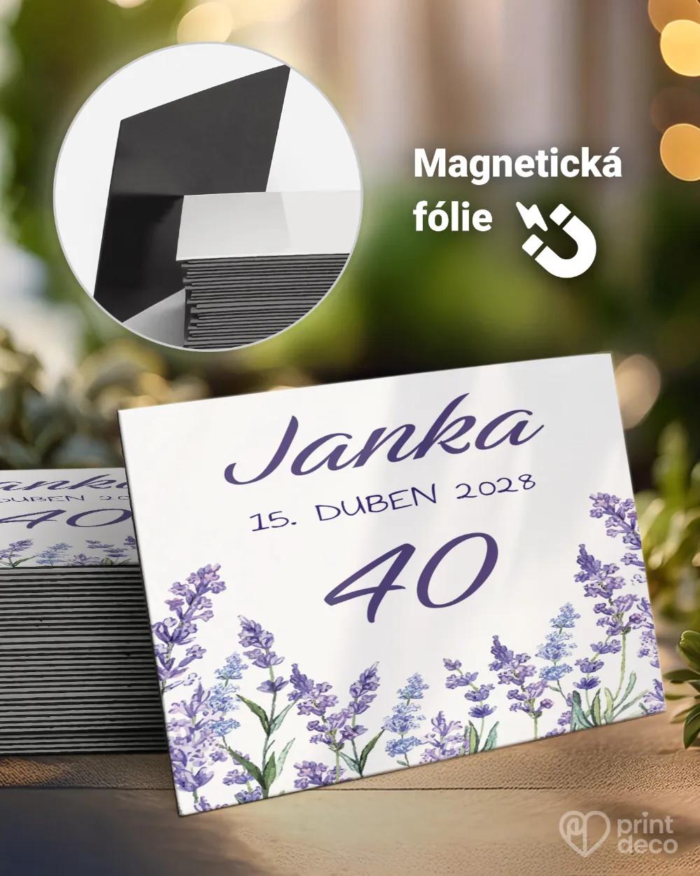 Památeční magnetky z oslavy Levandule I.
