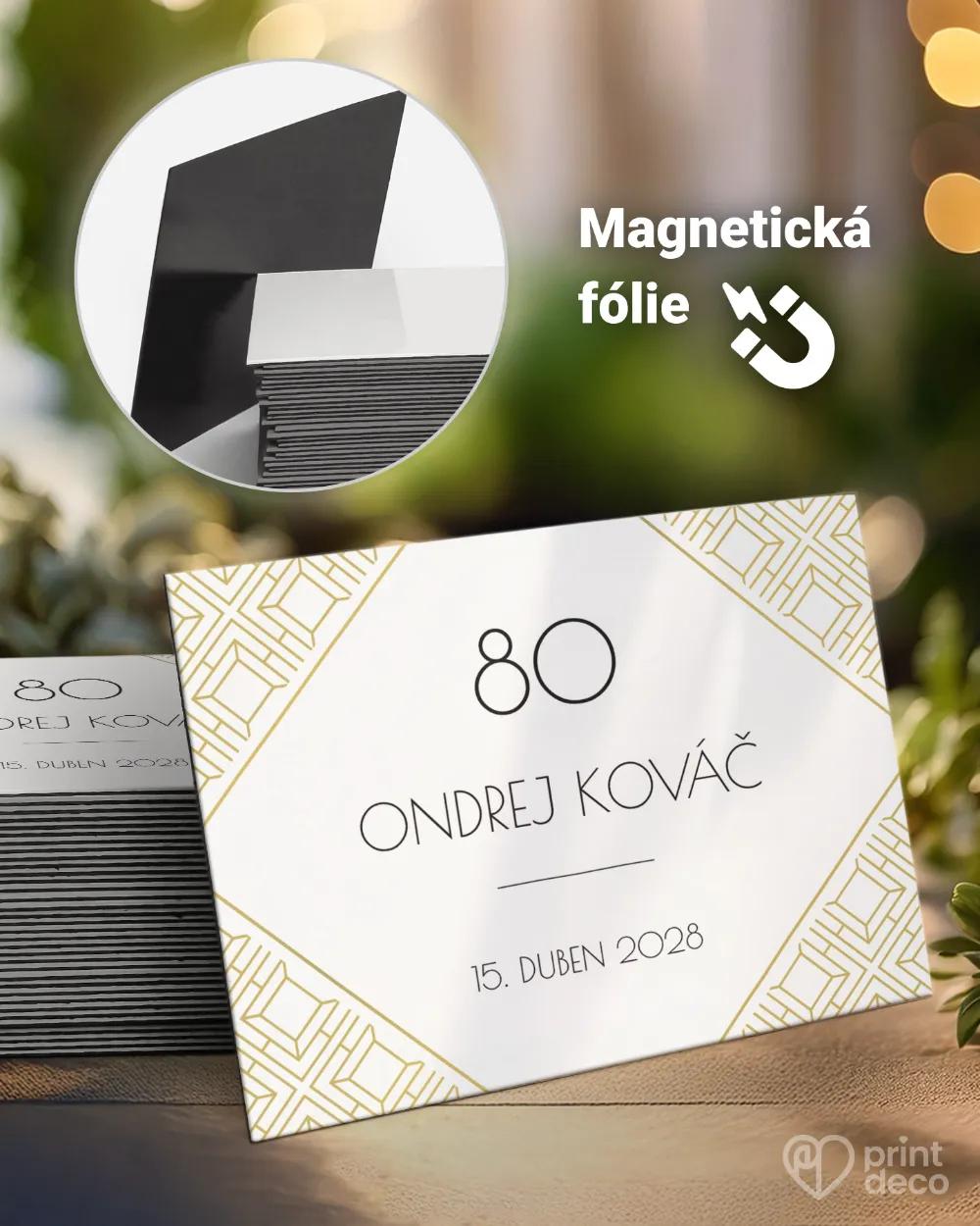 Památeční magnetky z oslavy Art Deco I.