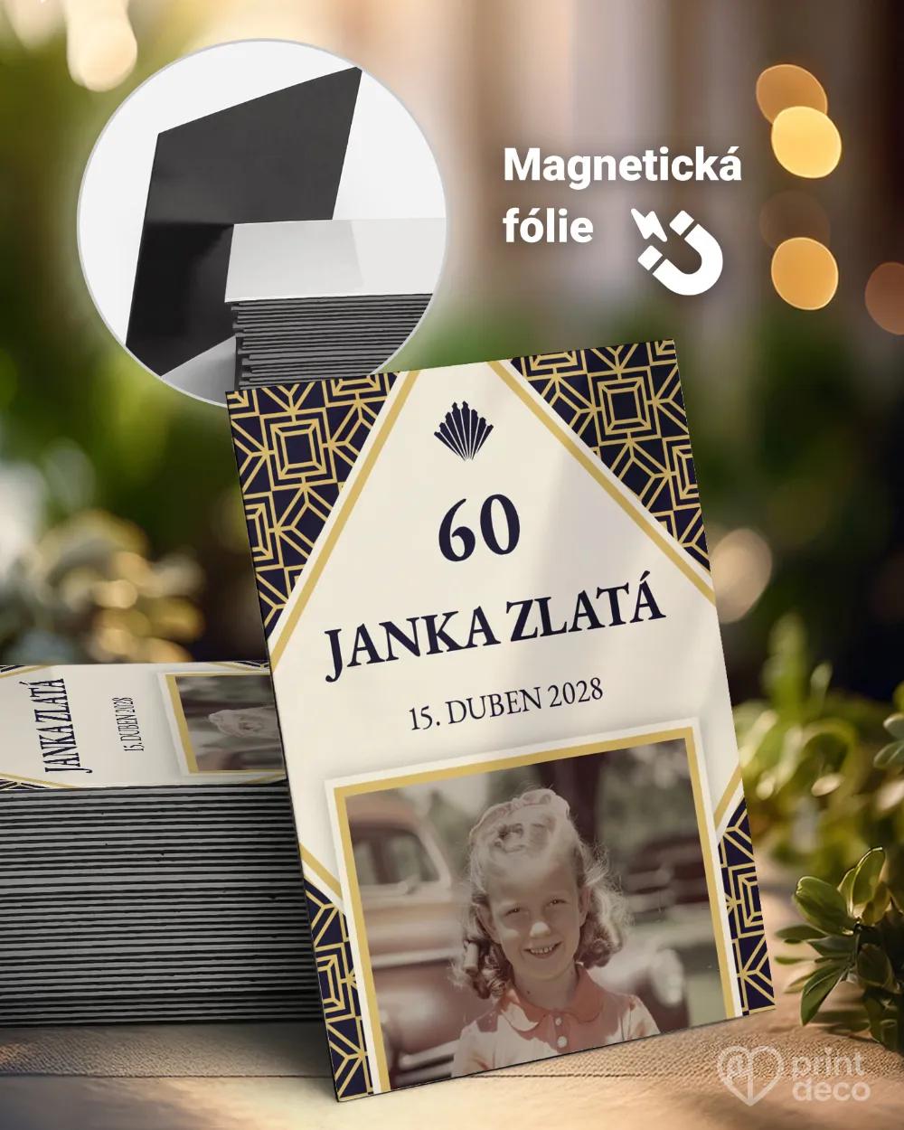 Památeční magnetky z oslavy Art Deco II. s fotografií