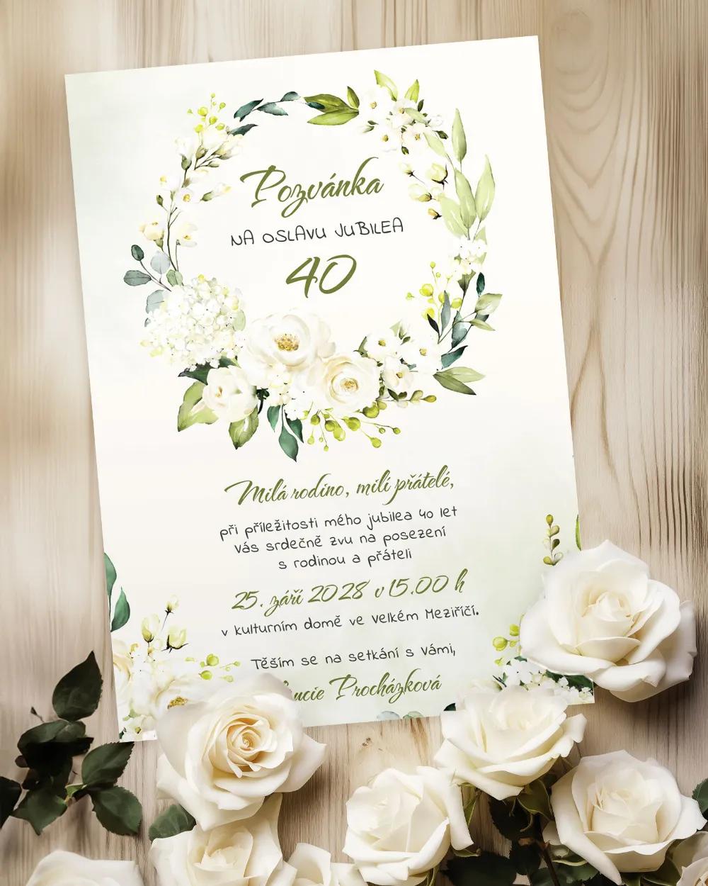 Pozvánka na narozeniny Šípové růže 07