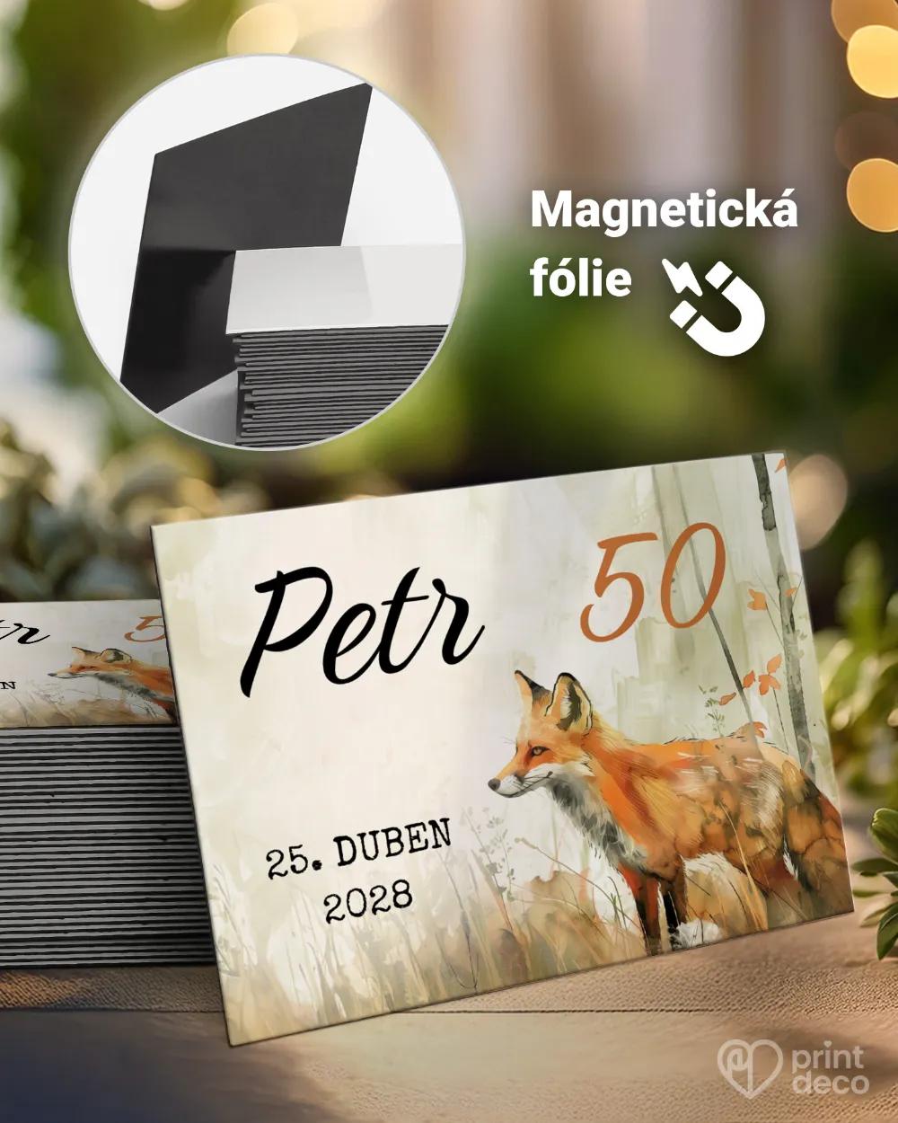 Památeční magnetky z oslavy Liška I.