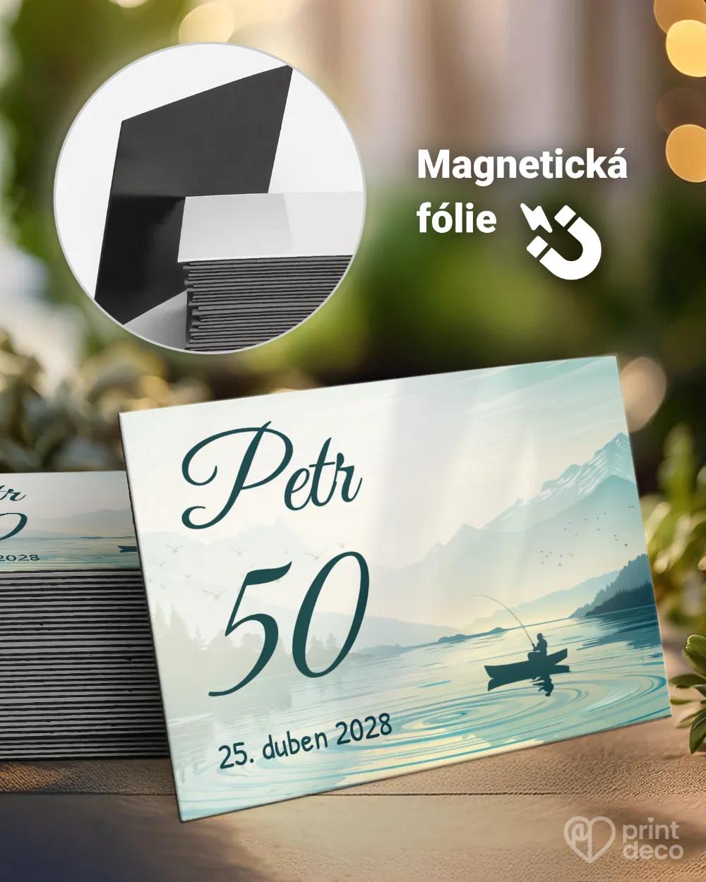 Památeční magnetky z oslavy Rybář V.