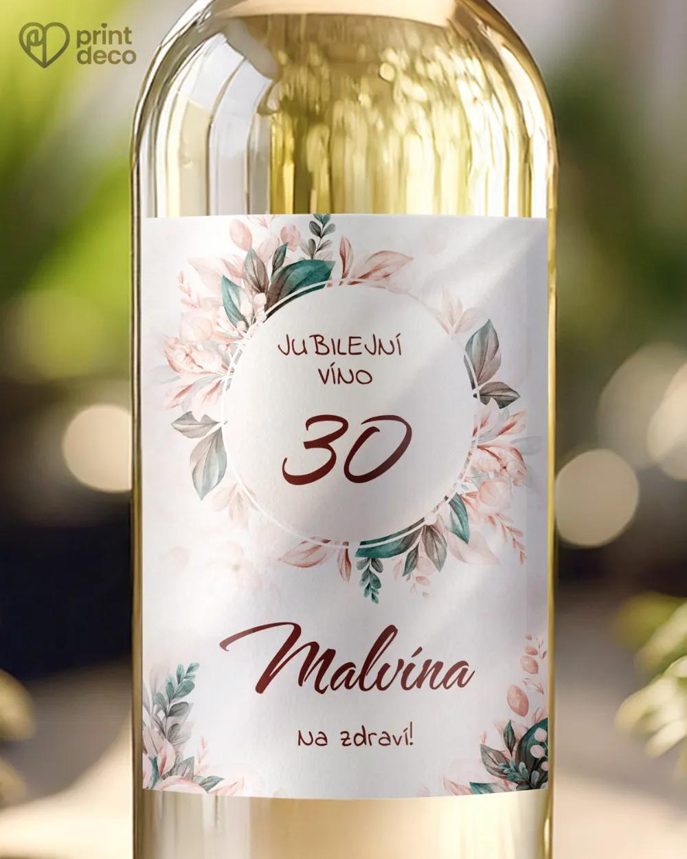 Etikety na láhve Botanic I.