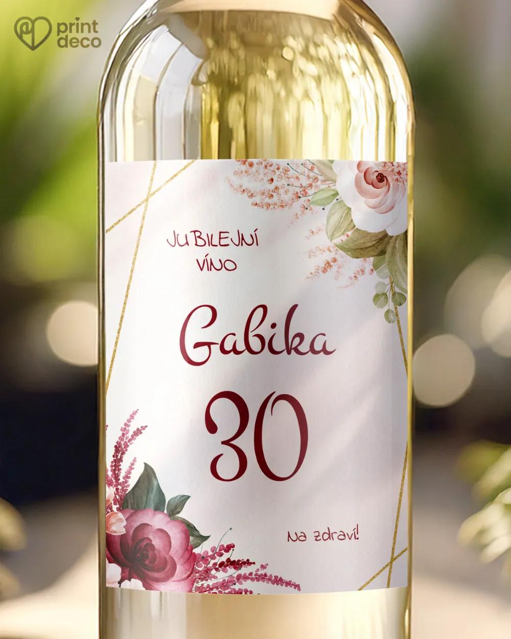 Etikety na láhve Botanic II.