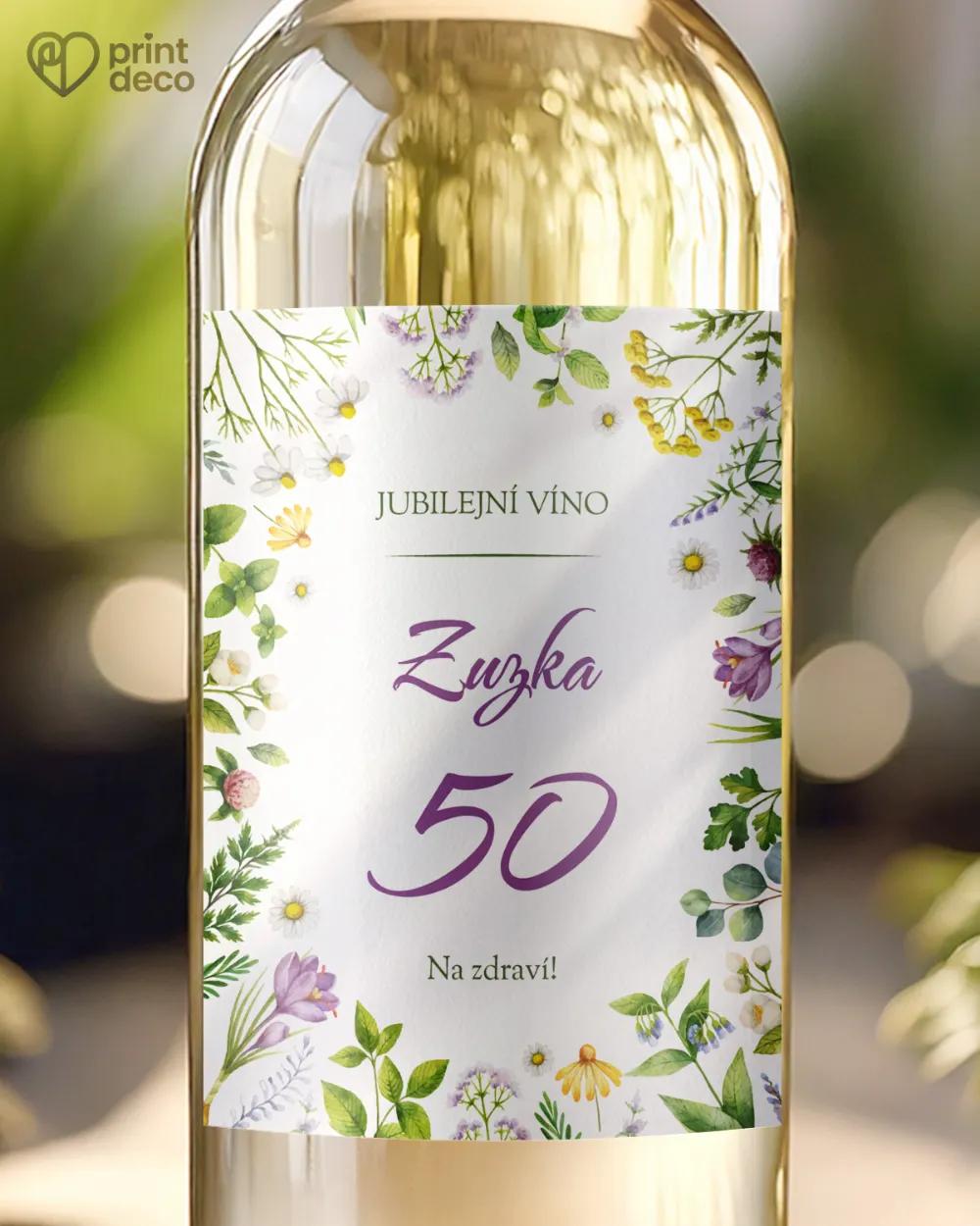 Etikety na láhve Bylinkový sen