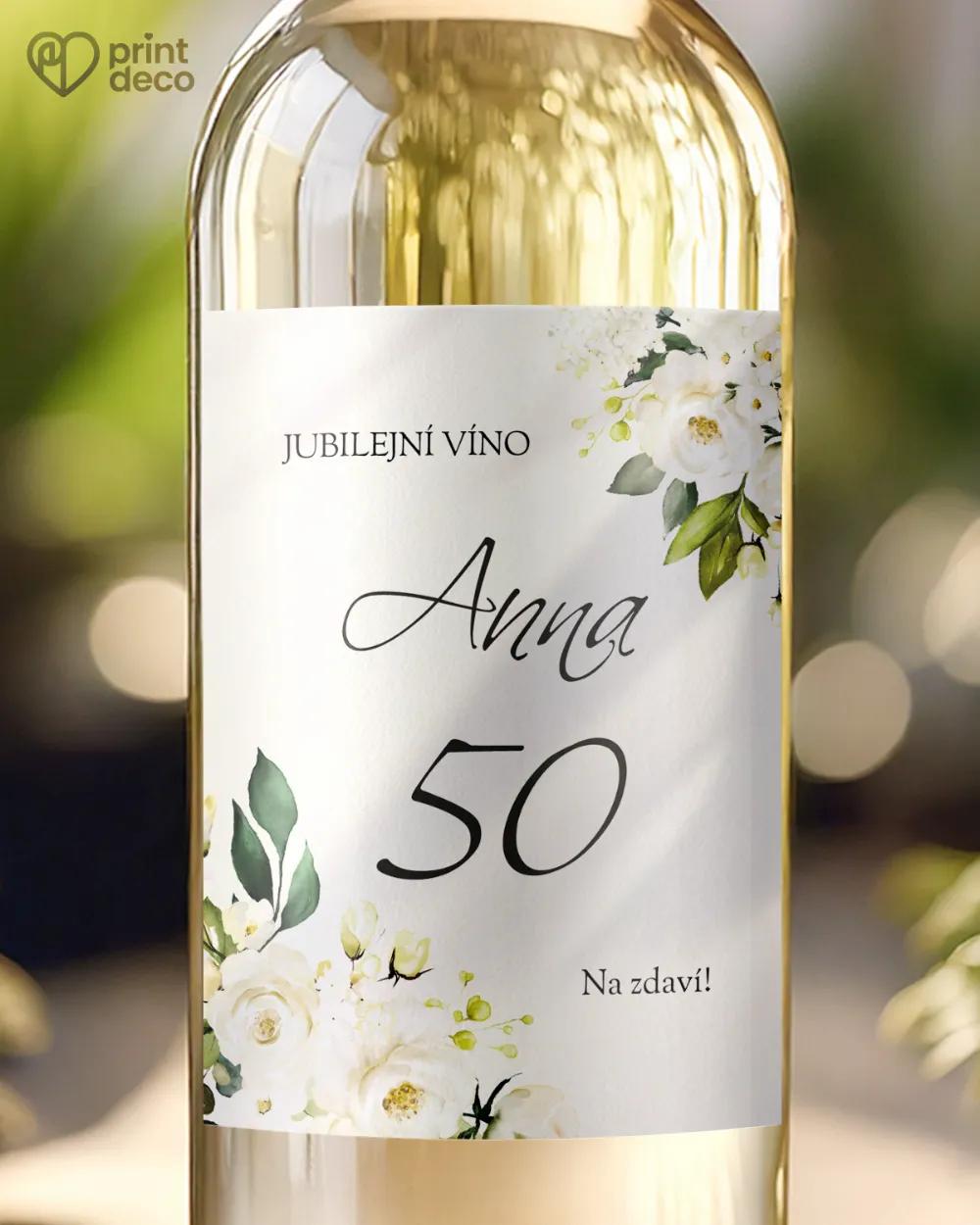 Etikety na láhve Růže VI.