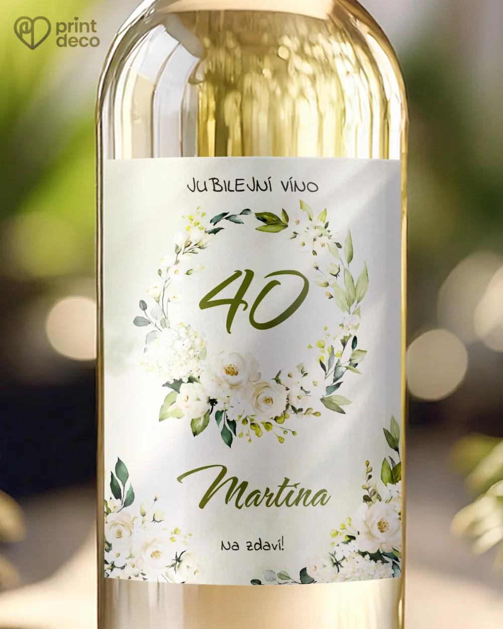 Etikety na láhve Růže VII.