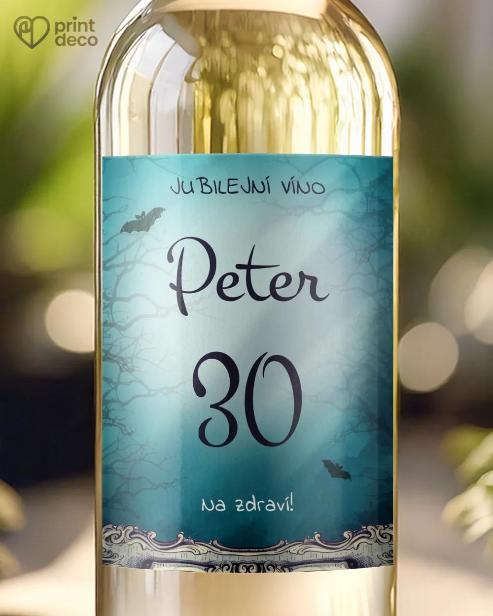 Etikety na láhve The Addams Family