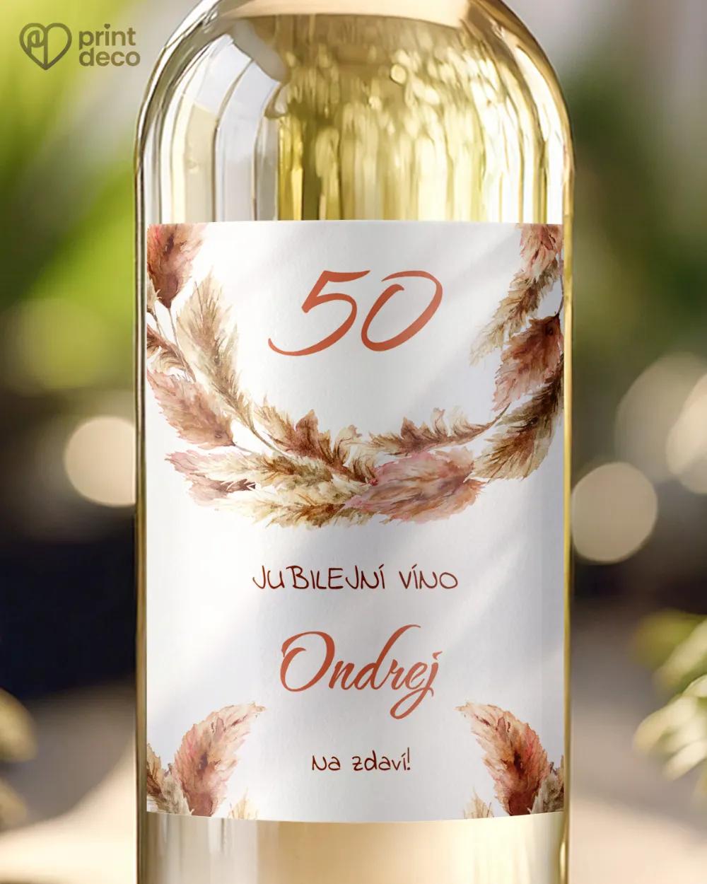 Etikety na láhve Bohem I.