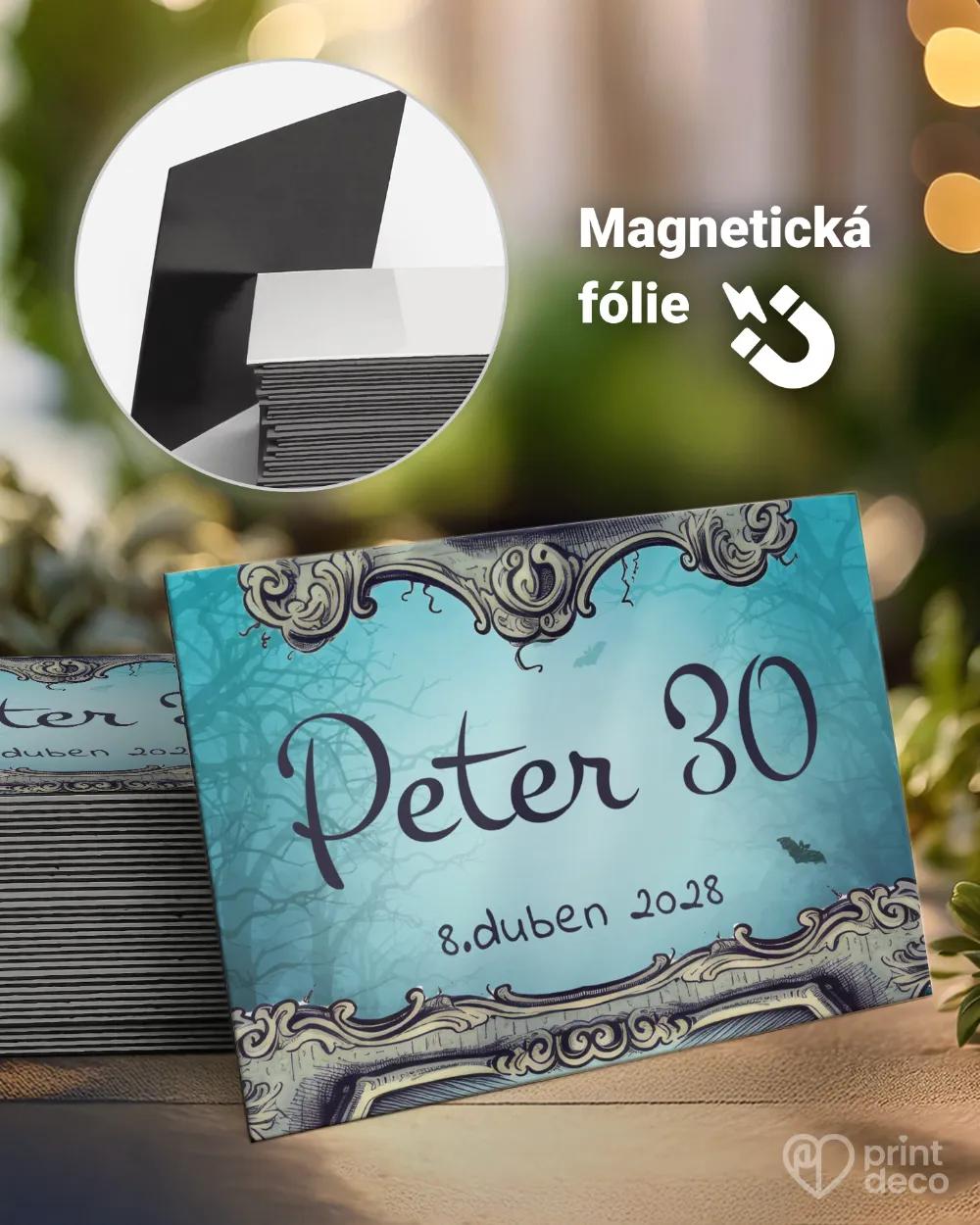 Památeční magnetky z oslavy The Addams Family