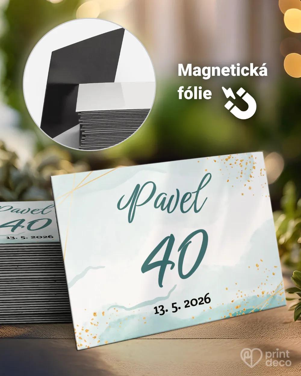 Památeční magnetky z oslavy Abstrakt II.