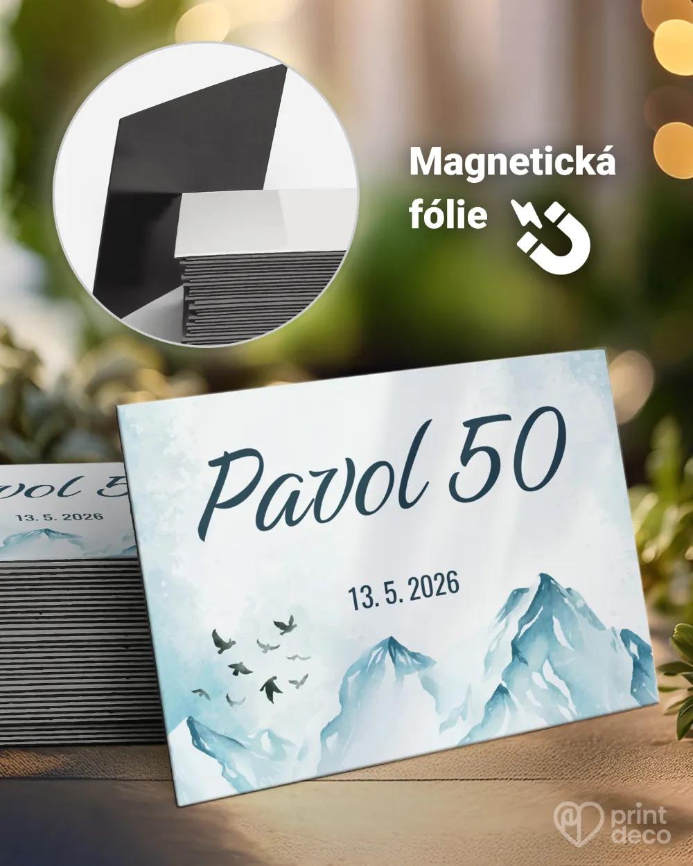 Památeční magnetky z oslavy Zimní krajina II.