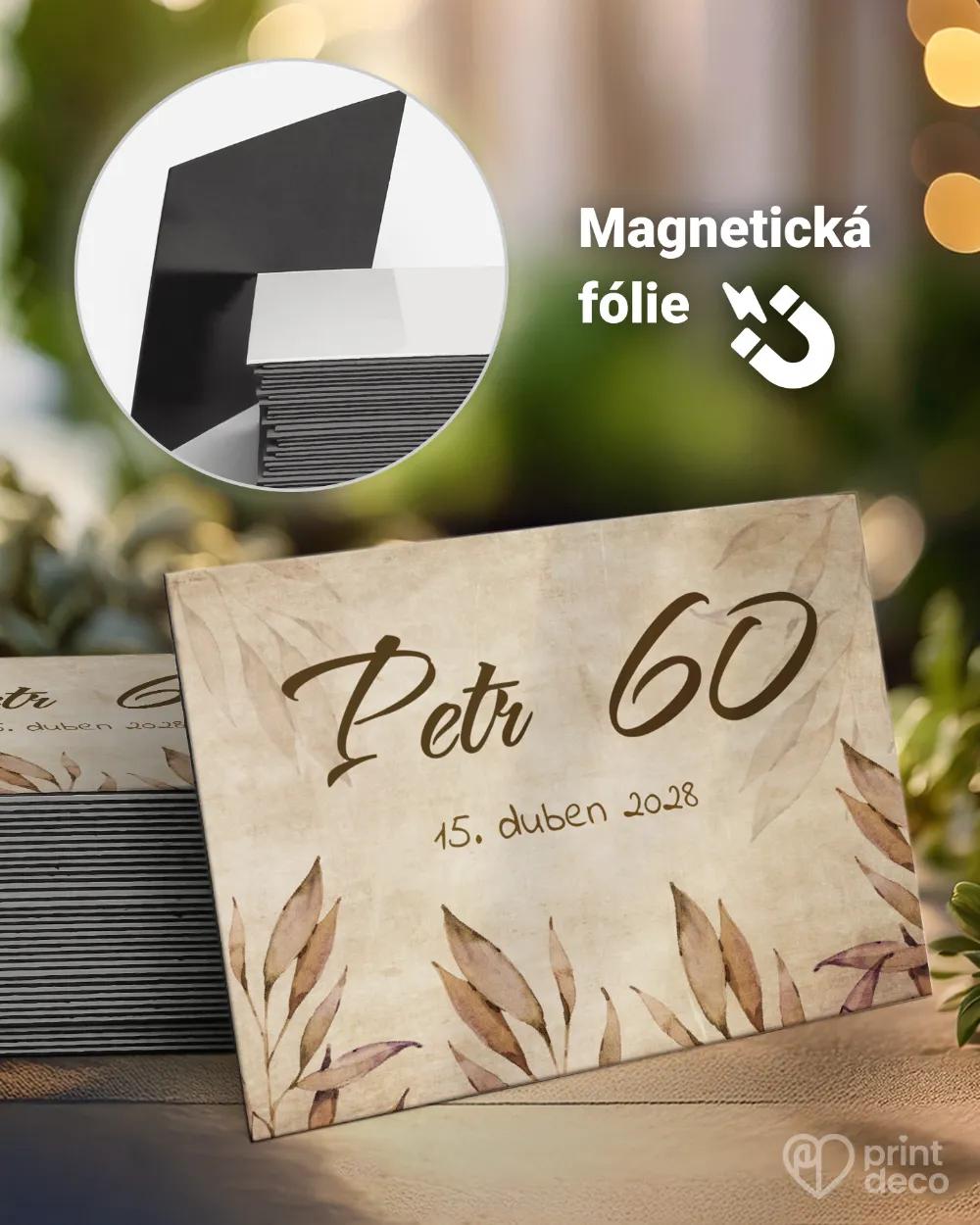 Památeční magnetky z oslavy Vintage dopisy