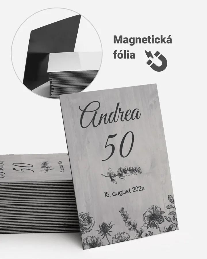 Památeční magnetky z oslavy Polní květiny I.